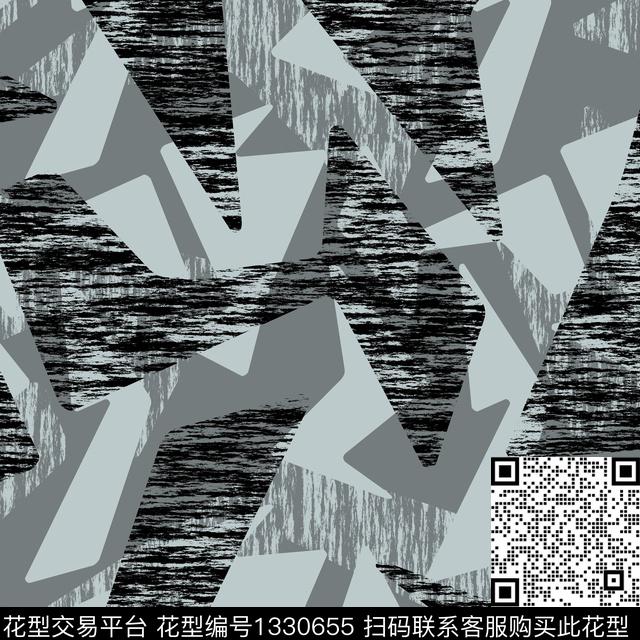 纸印花几何抽象男装传统印花华亿平台下载（图片编号: 1330655） - 瓦栏（Walan）