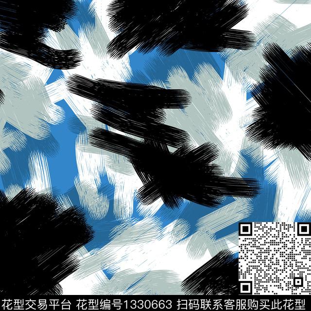 纸印花几何抽象男装传统印花华亿平台下载（图片编号: 1330663） - 瓦栏（Walan）