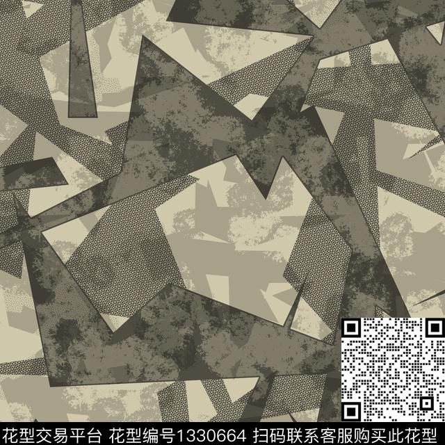 纸印花几何抽象男装传统印花华亿平台下载（图片编号: 1330664） - 瓦栏（Walan）