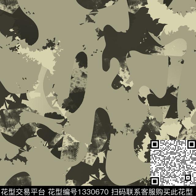 纸印花几何抽象男装传统印花华亿平台下载（图片编号: 1330670） - 瓦栏（Walan）