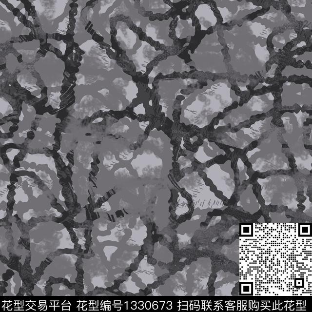 纸印花几何抽象男装传统印花华亿平台下载（图片编号: 1330673） - 瓦栏（Walan）