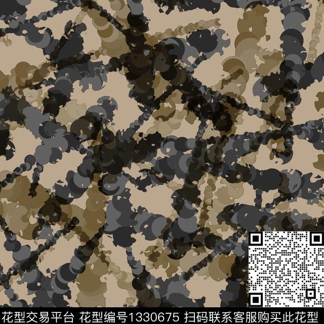 纸印花几何抽象男装传统印花华亿平台下载（图片编号: 1330675） - 瓦栏（Walan）