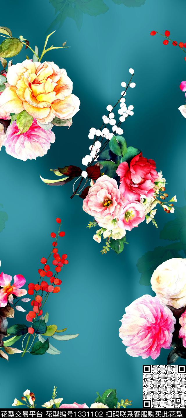 香云纱旗袍中国风数码印花华亿平台下载（图片编号: 1331102） - 瓦栏（Walan）