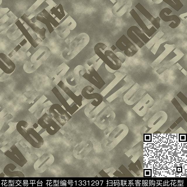 字母纸印花几何传统印花华亿平台下载（图片编号: 1331297） - 瓦栏（Walan）