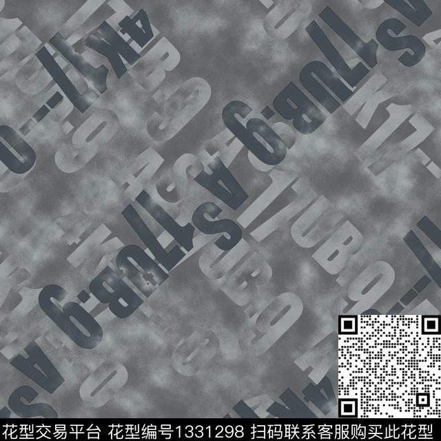 字母纸印花几何传统印花华亿平台下载（图片编号: 1331298） - 瓦栏（Walan）