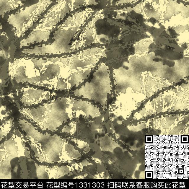 纸印花几何抽象男装传统印花华亿平台下载（图片编号: 1331303） - 瓦栏（Walan）