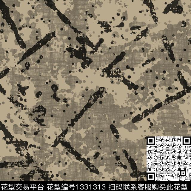 纸印花几何抽象男装传统印花华亿平台下载（图片编号: 1331313） - 瓦栏（Walan）