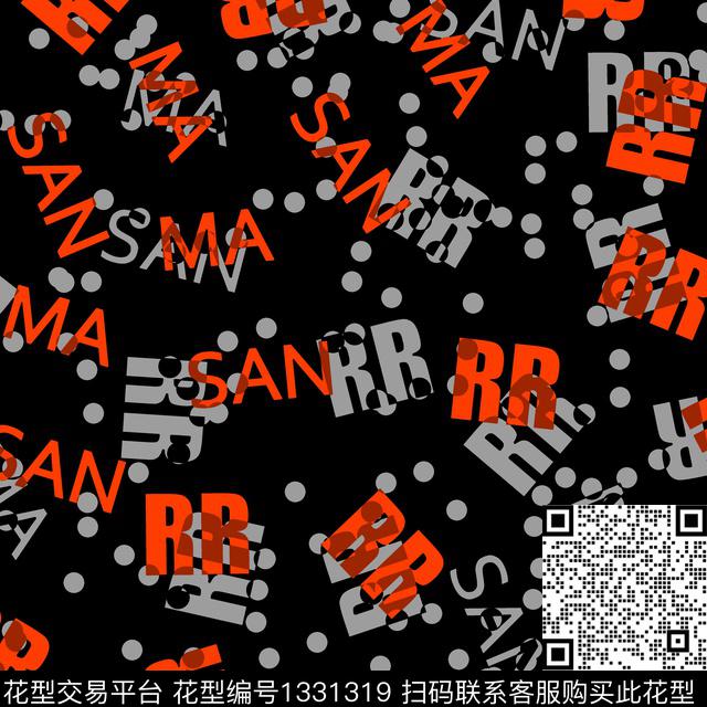 字母纸印花几何传统印花华亿平台下载（图片编号: 1331319） - 瓦栏（Walan）