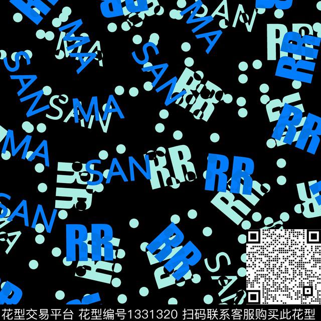 字母纸印花几何传统印花华亿平台下载（图片编号: 1331320） - 瓦栏（Walan）