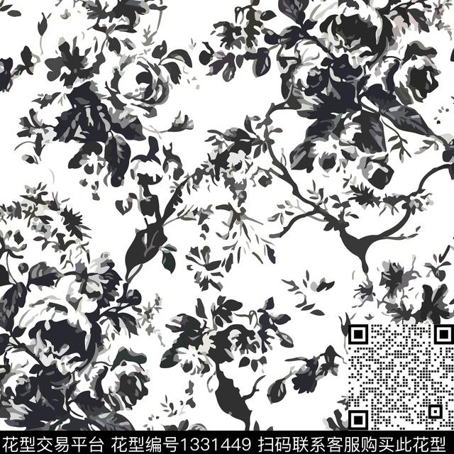 苎麻连衣裙淘宝华亿平台网纱雪纺系列传统印花华亿平台下载（图片编号: 1331449） - 瓦栏（Walan）