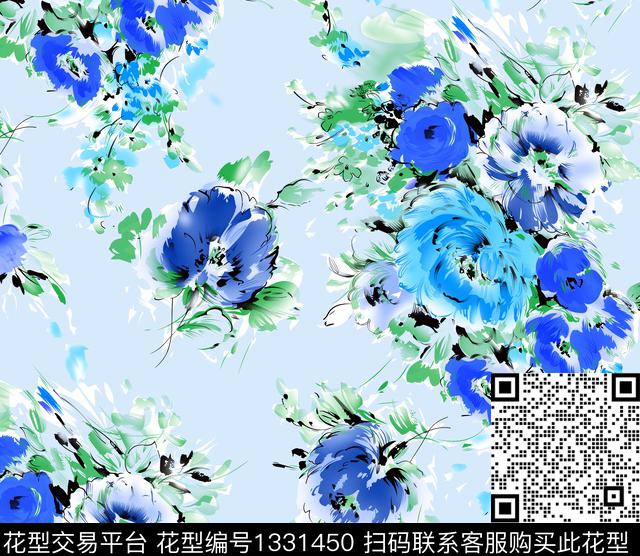 苎麻连衣裙网纱雪纺系列淘宝华亿平台传统印花华亿平台下载（图片编号: 1331450） - 瓦栏（Walan）