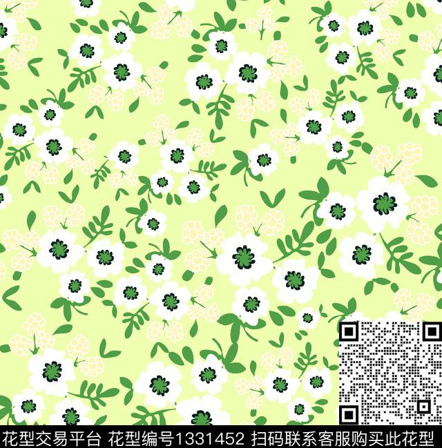 苎麻连衣裙网纱雪纺系列碎花裙系列传统印花华亿平台下载（图片编号: 1331452） - 瓦栏（Walan）