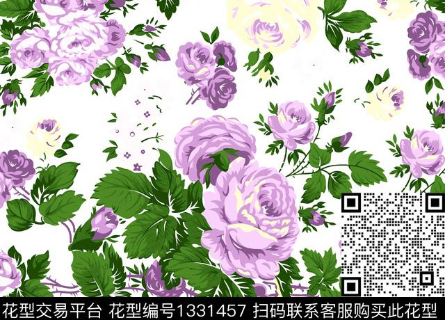 苎麻连衣裙淘宝华亿平台大裙摆系列传统印花华亿平台下载（图片编号: 1331457） - 瓦栏（Walan）