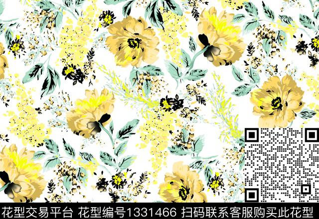 苎麻连衣裙淘宝华亿平台网纱雪纺系列传统印花华亿平台下载（图片编号: 1331466） - 瓦栏（Walan）