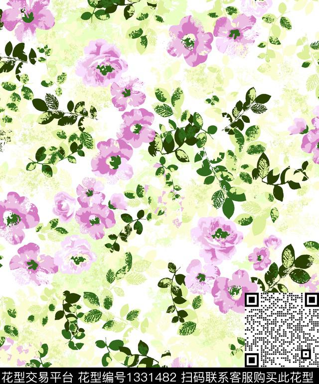 苎麻连衣裙淘宝华亿平台雪纺网纱系列传统印花华亿平台下载（图片编号: 1331482） - 瓦栏（Walan）