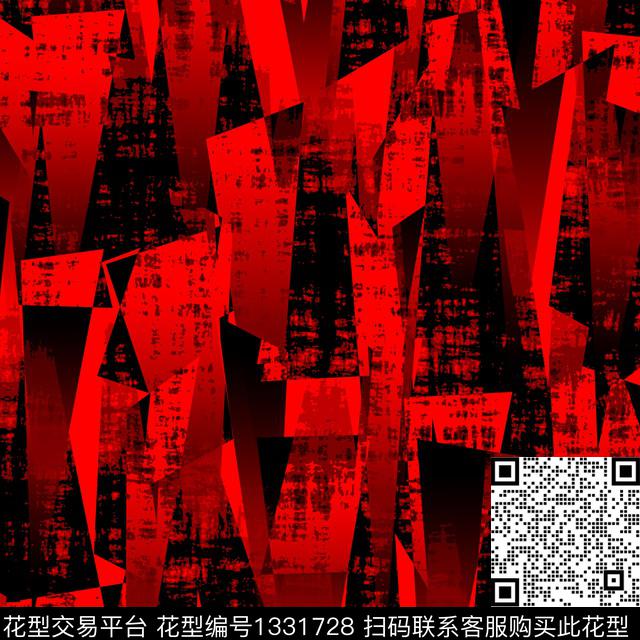 几何纸印花男装满版花传统印花华亿平台下载（图片编号: 1331728） - 瓦栏（Walan）