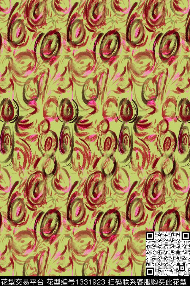 花卉香云纱旗袍数码印花华亿平台下载（图片编号: 1331923） - 瓦栏（Walan）