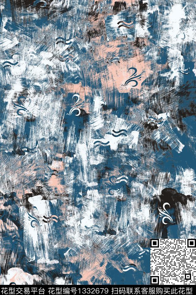 抽象男装户外家居服传统印花华亿平台下载（图片编号: 1332679） - 瓦栏（Walan）