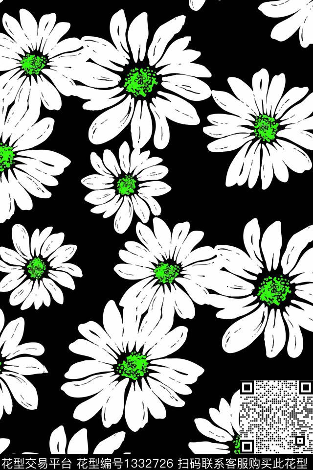 简约花卉小清新传统印花华亿平台下载（图片编号: 1332726） - 瓦栏（Walan）
