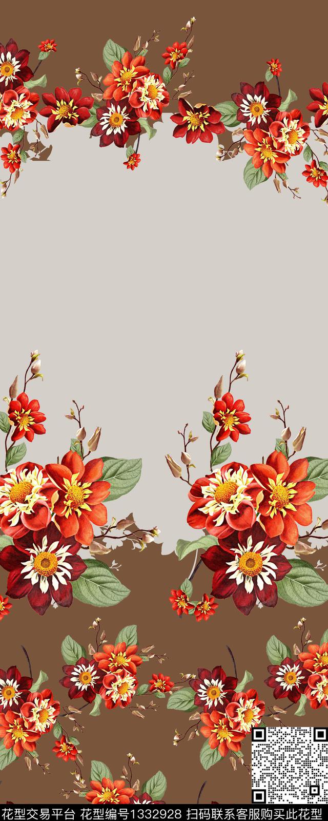定位花数码华亿平台时尚数码印花华亿平台下载（图片编号: 1332928） - 瓦栏（Walan）