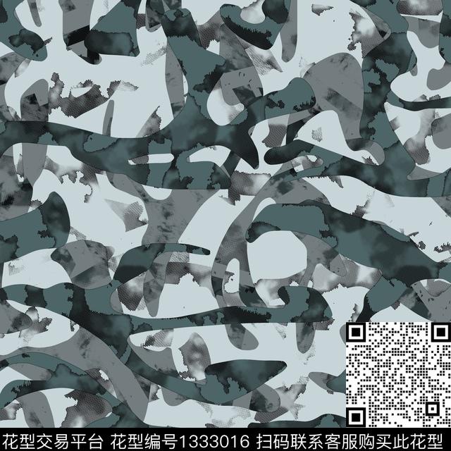 纸印花几何抽象男装传统印花华亿平台下载（图片编号: 1333016） - 瓦栏（Walan）