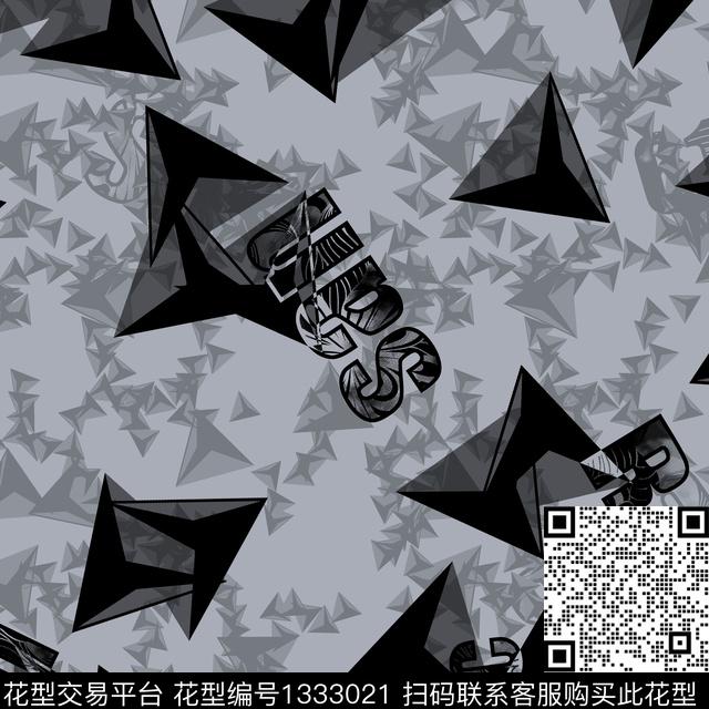 纸印花几何抽象男装传统印花华亿平台下载（图片编号: 1333021） - 瓦栏（Walan）