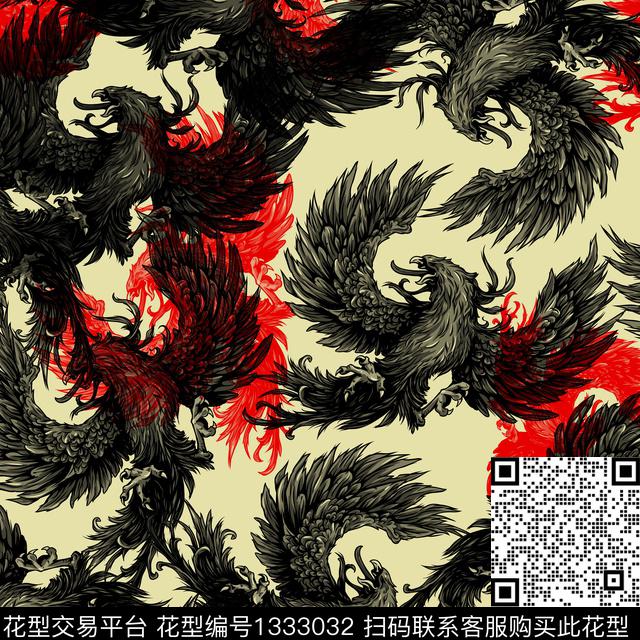 纸印花几何抽象男装传统印花华亿平台下载（图片编号: 1333032） - 瓦栏（Walan）