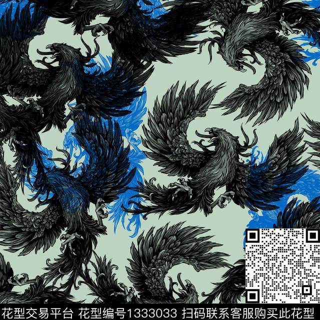 纸印花几何抽象男装传统印花华亿平台下载（图片编号: 1333033） - 瓦栏（Walan）