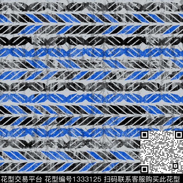 纸印花几何抽象男装传统印花华亿平台下载（图片编号: 1333125） - 瓦栏（Walan）