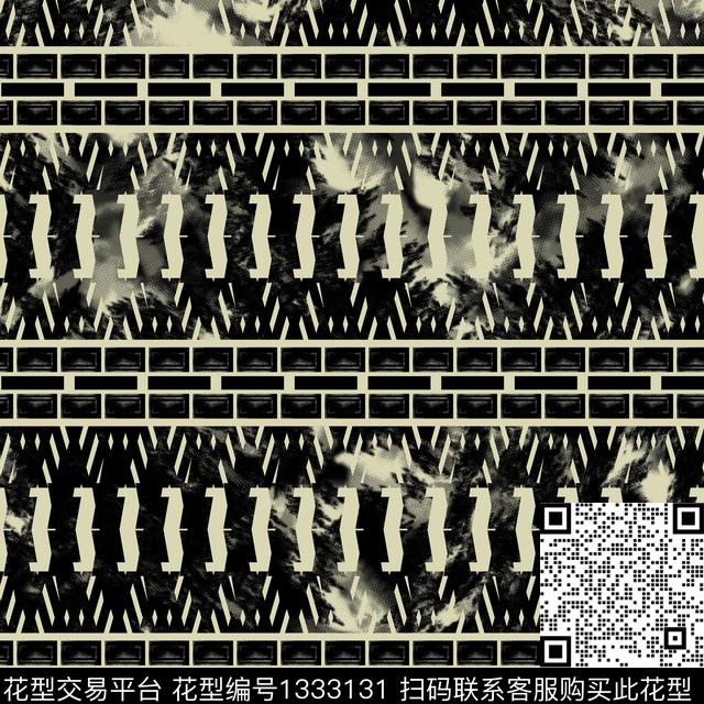 纸印花几何抽象男装传统印花华亿平台下载（图片编号: 1333131） - 瓦栏（Walan）