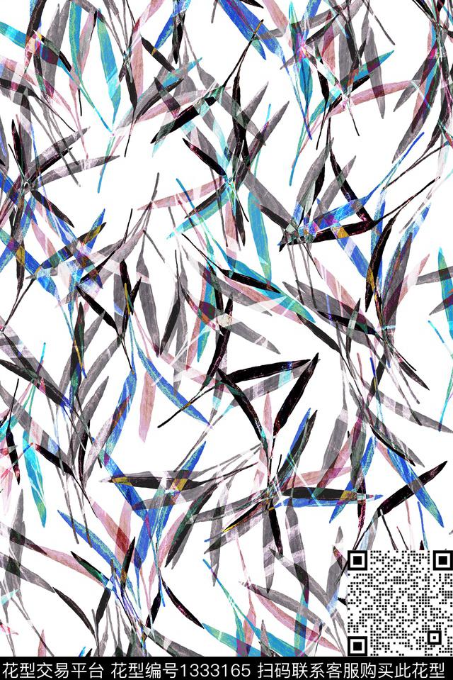 大牌风休闲小碎花数码印花华亿平台下载（图片编号: 1333165） - 瓦栏（Walan）