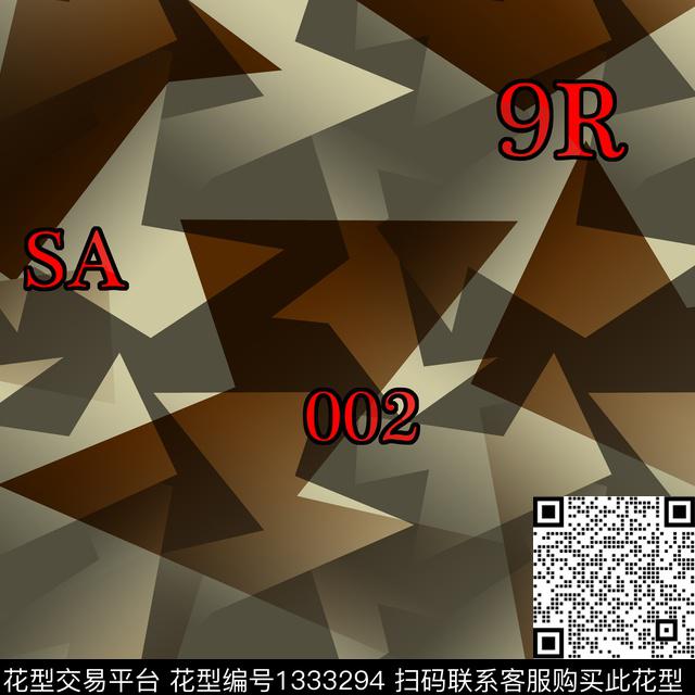 纸印花几何抽象男装传统印花华亿平台下载（图片编号: 1333294） - 瓦栏（Walan）