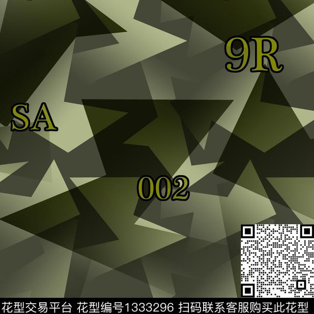 纸印花几何抽象男装传统印花华亿平台下载（图片编号: 1333296） - 瓦栏（Walan）
