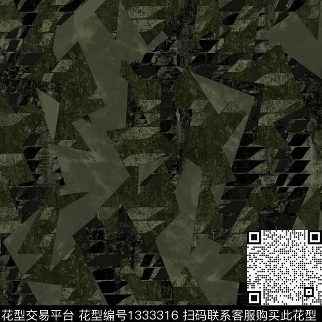 纸印花几何抽象男装传统印花华亿平台下载（图片编号: 1333316） - 瓦栏（Walan）