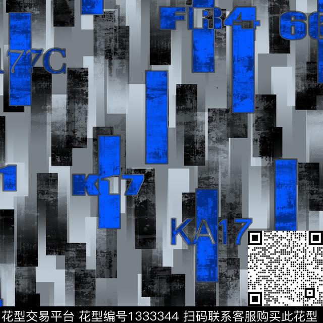 纸印花几何抽象男装传统印花华亿平台下载（图片编号: 1333344） - 瓦栏（Walan）