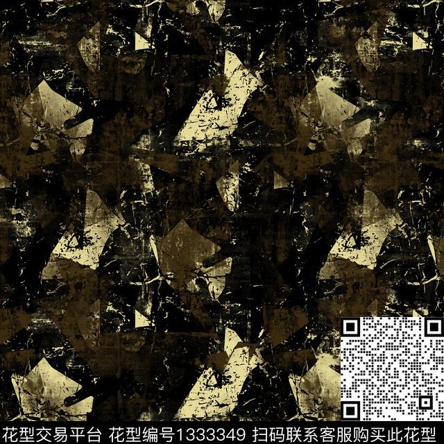 纸印花几何抽象男装传统印花华亿平台下载（图片编号: 1333349） - 瓦栏（Walan）