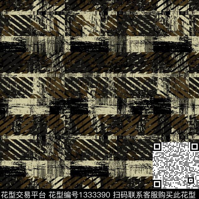 纸印花几何抽象男装传统印花华亿平台下载（图片编号: 1333390） - 瓦栏（Walan）