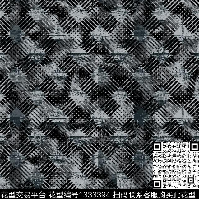 纸印花几何抽象男装传统印花华亿平台下载（图片编号: 1333394） - 瓦栏（Walan）