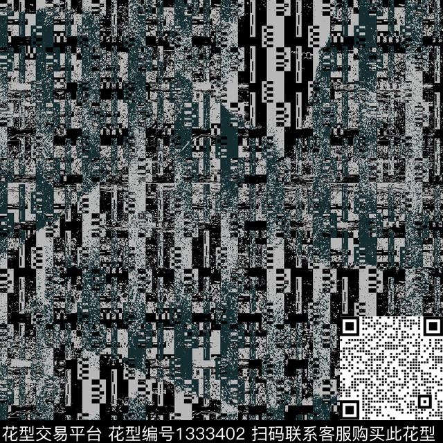 纸印花几何抽象男装传统印花华亿平台下载（图片编号: 1333402） - 瓦栏（Walan）