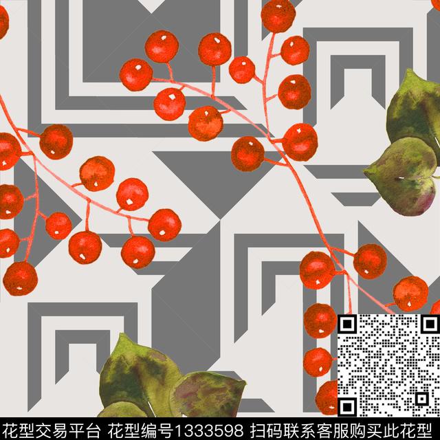 数码华亿平台鲜花花卉数码印花华亿平台下载（图片编号: 1333598） - 瓦栏（Walan）