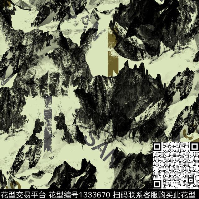 纸印花几何抽象男装传统印花华亿平台下载（图片编号: 1333670） - 瓦栏（Walan）