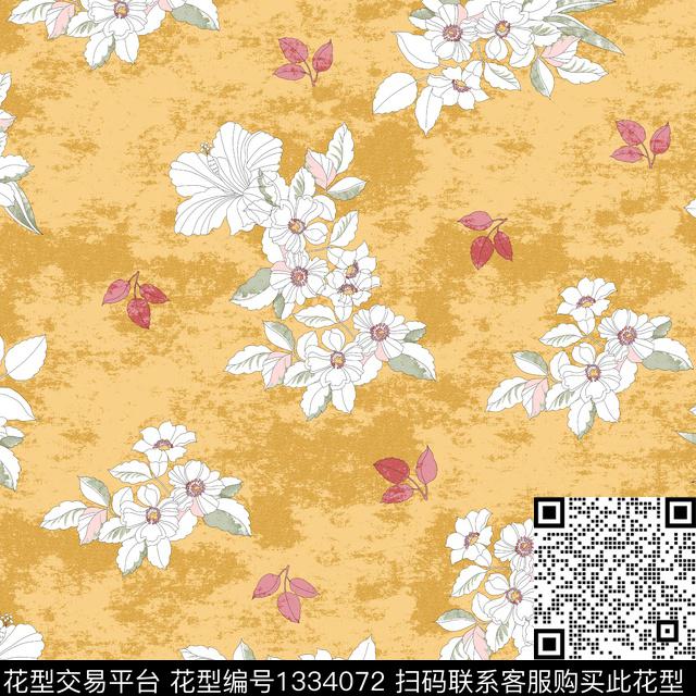 花卉百合热带华亿平台传统印花华亿平台下载（图片编号: 1334072） - 瓦栏（Walan）