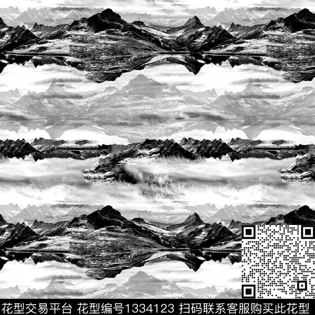 纸印花几何抽象男装传统印花华亿平台下载（图片编号: 1334123） - 瓦栏（Walan）