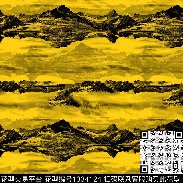 纸印花几何抽象男装传统印花华亿平台下载（图片编号: 1334124） - 瓦栏（Walan）