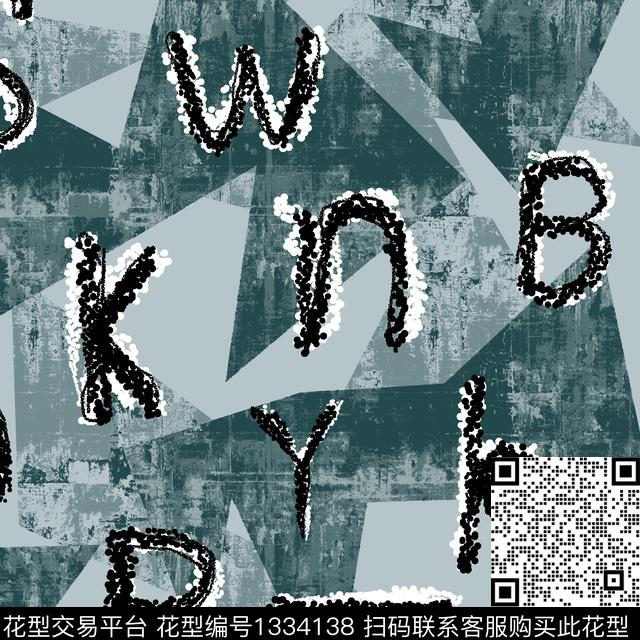 纸印花几何抽象男装传统印花华亿平台下载（图片编号: 1334138） - 瓦栏（Walan）