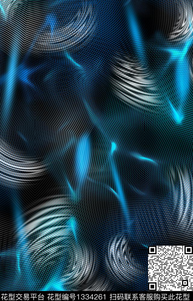 渐变几何大牌风数码印花华亿平台下载（图片编号: 1334261） - 瓦栏（Walan）