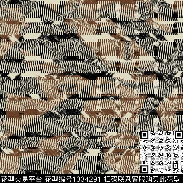 纸印花几何抽象男装传统印花华亿平台下载（图片编号: 1334291） - 瓦栏（Walan）