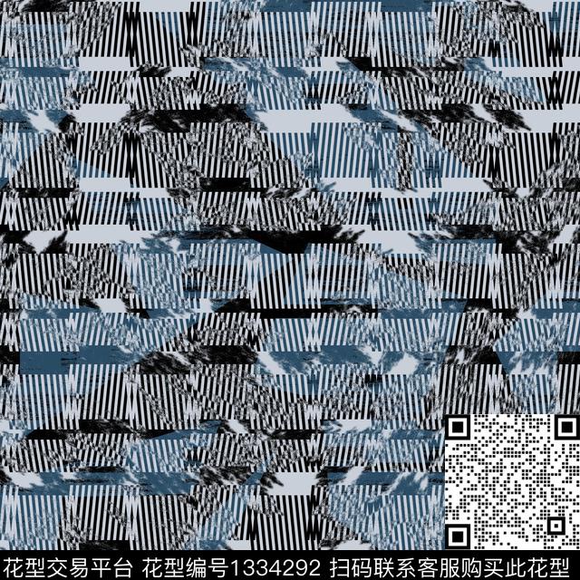 纸印花几何抽象男装传统印花华亿平台下载（图片编号: 1334292） - 瓦栏（Walan）