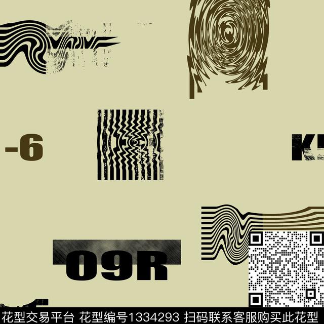 纸印花几何抽象男装传统印花华亿平台下载（图片编号: 1334293） - 瓦栏（Walan）