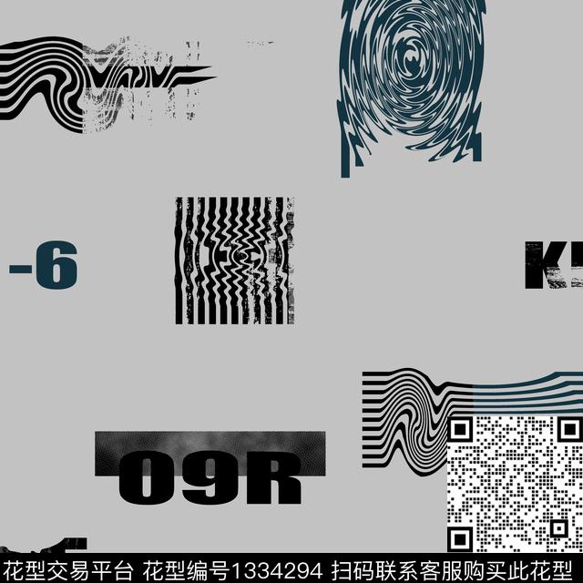 纸印花几何抽象男装传统印花华亿平台下载（图片编号: 1334294） - 瓦栏（Walan）